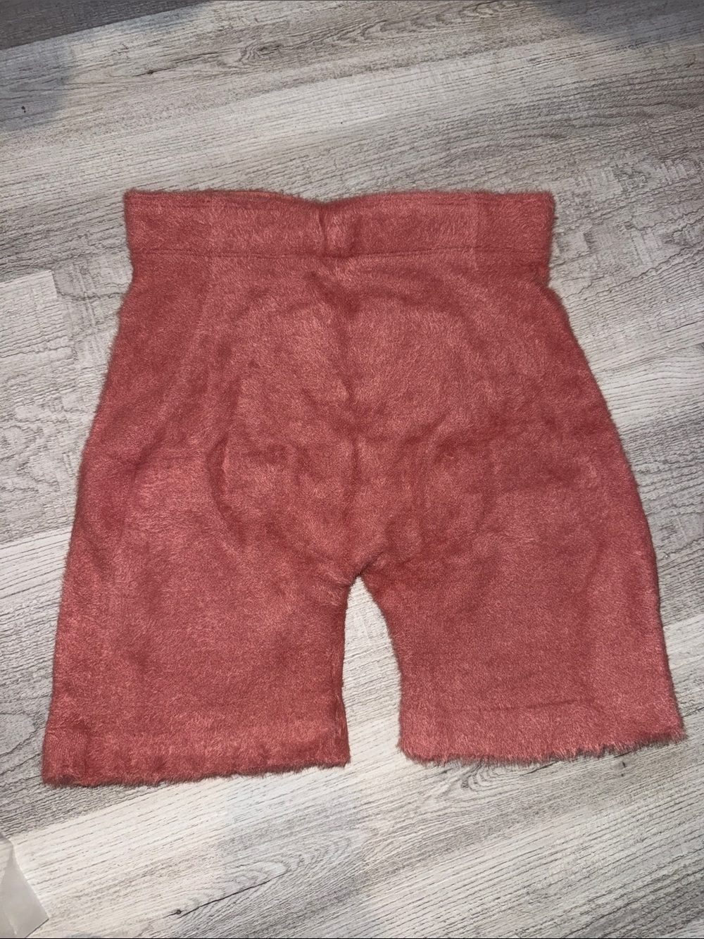 Whitney Eyelash Knit Shorts - Canyon Red